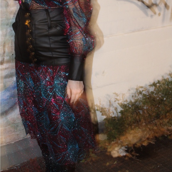 ROTTMAN NYC ‘Dazzling Revenge’ Midi Skirt - Picture 6 of 7